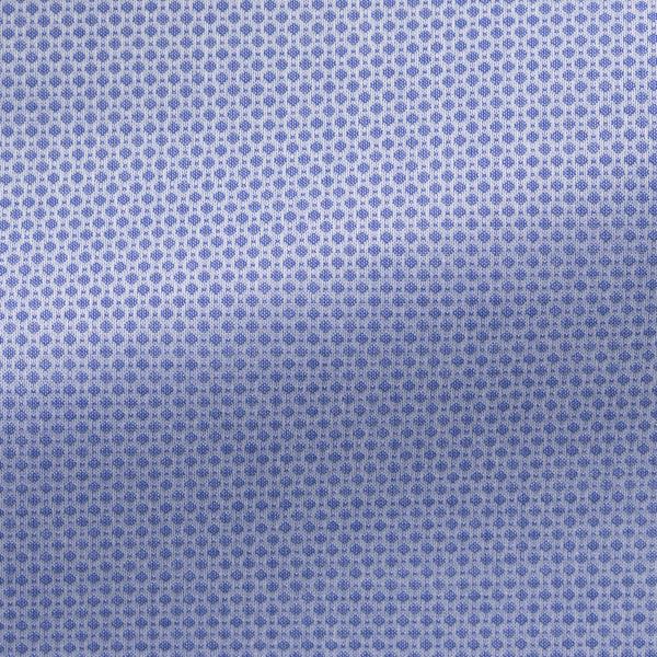 Albiate Cotton Medium Blue 3D Dobby