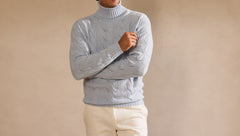 Cariaggi Light Blue Pure Cashmere