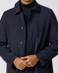 Olmetex Midnight Blue Stretch Bonded Water-Repellent Tech Wool