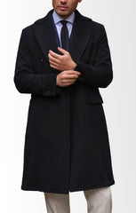 Loro Piana Dark Blue Brushed Cashmere Twill Inspiration