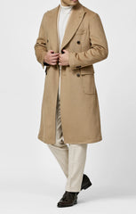 Loro Piana BACTRIAN Soft Light Caramel Brushed Pure Baby Camel Plain Weave