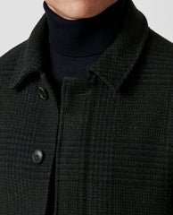 Drago Forest Green Wool & Cashmere with Black Glencheck