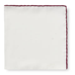 White Silk - Wine Red Edge