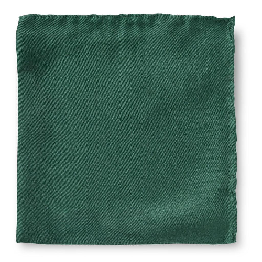 Bottle Green Silk