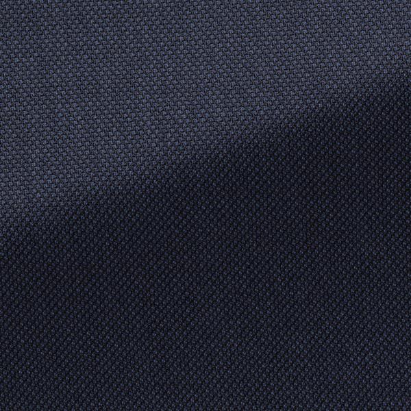 Barberis Canonico 'Revenge Collection' S150 Doppio Ritorto Merino Wool Dark Blue Two Tone Birdseye
