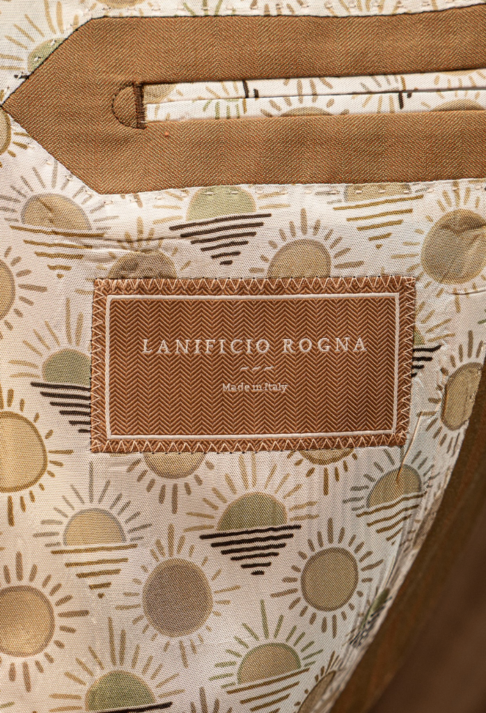 Rogna Lanificio Rogna Lightweight Wool (85%) & Silk (15%) Light Tan Solaro