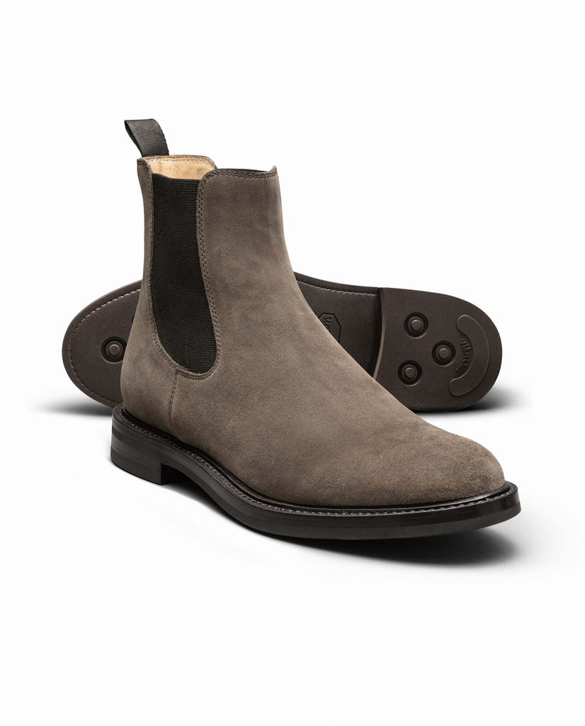 Taupe Suede Blake Vibram Chelsea Boots