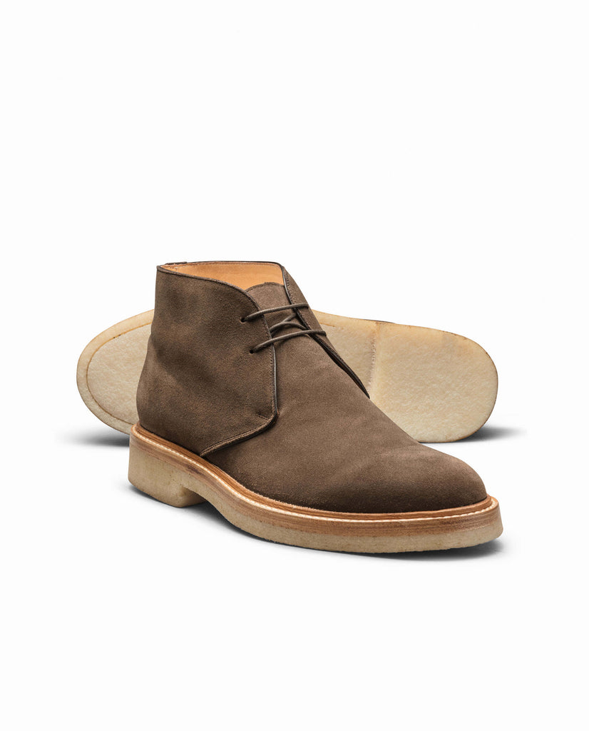 Taupe Suede Blake Natural Chukka Boots