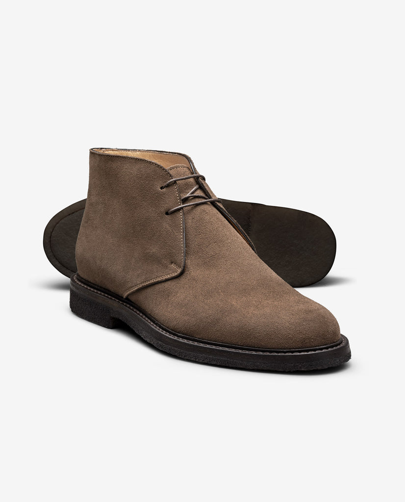 Taupe Suede Blake Brown Chukka Boots