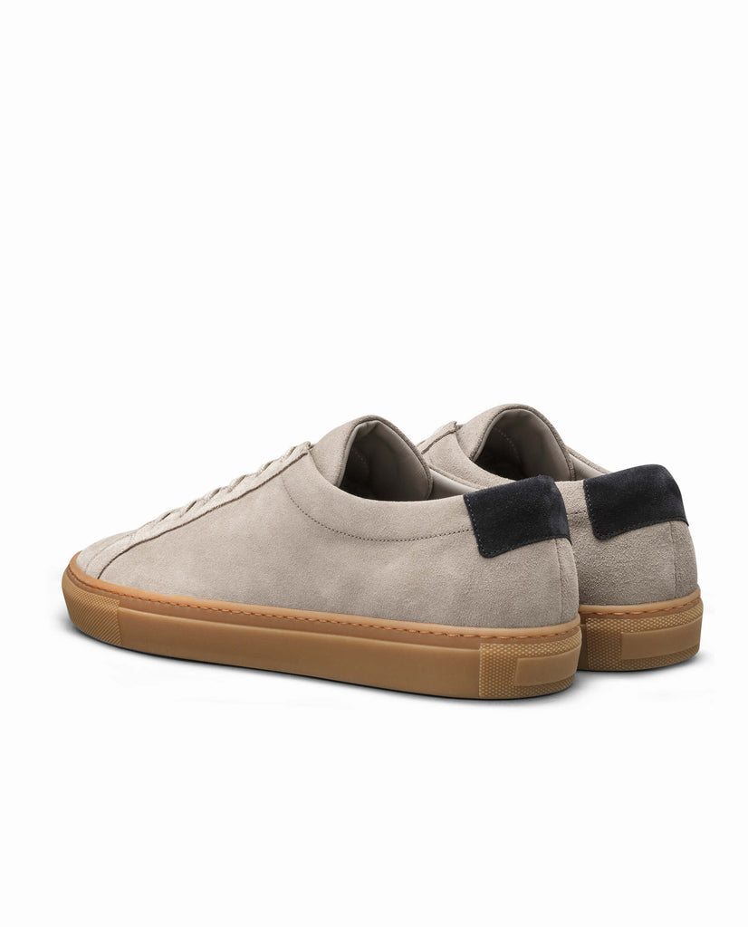 Sand Suede Low-Top Sneakers