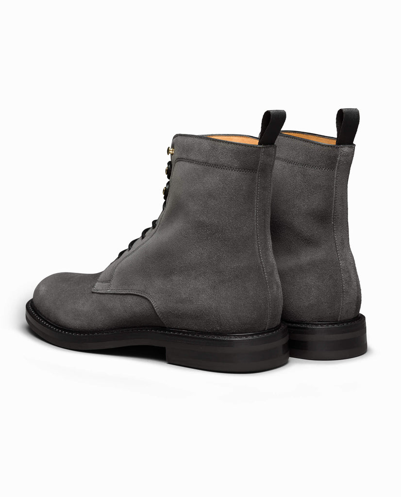 Dark Grey Suede Lightweight Blake Vibram Parajumper Boots