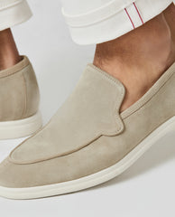 City Loafers Low Top Sand Suede
