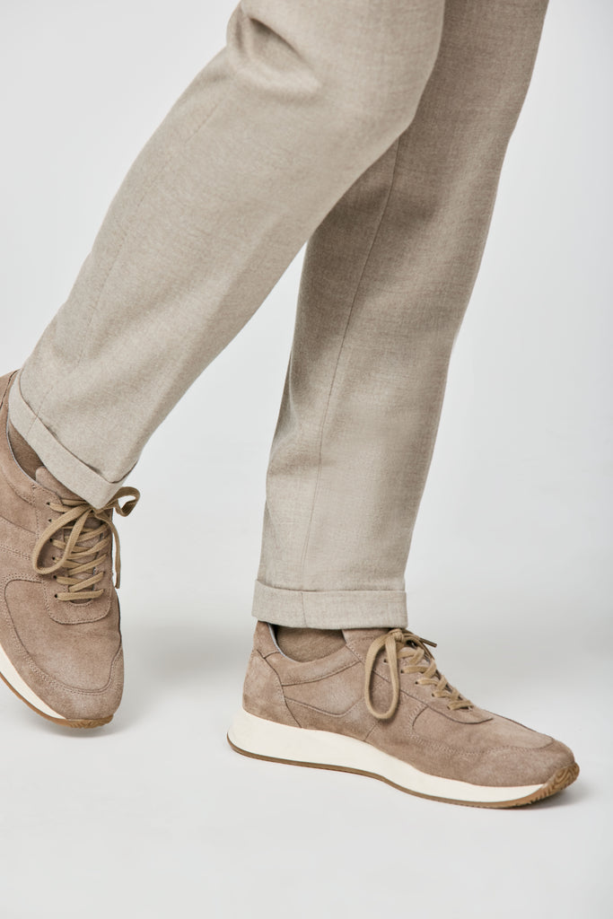 Runners Suede Light Taupe