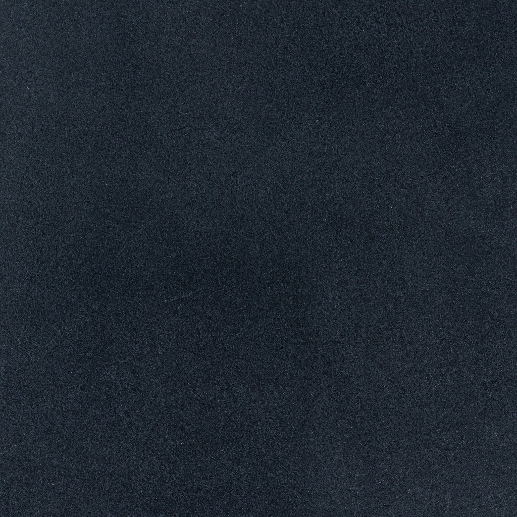 Formal Round Plain Toe Loafers Suede Navy