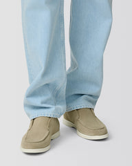City Loafer Low Top Suede Stone
