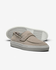 Penny Sneaker Light Grey Suede