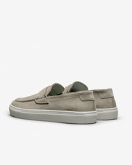 Penny Sneaker Light Grey Suede