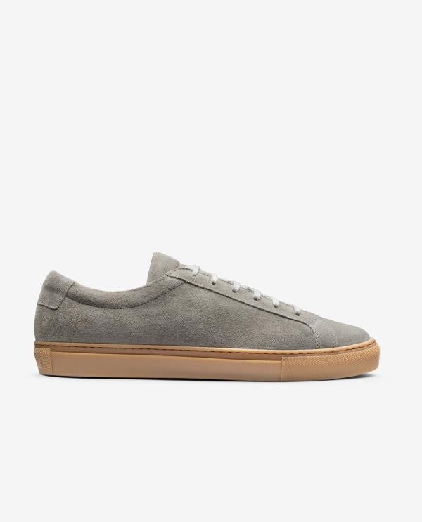 Sneaker Low Top Suede Mid Grey
