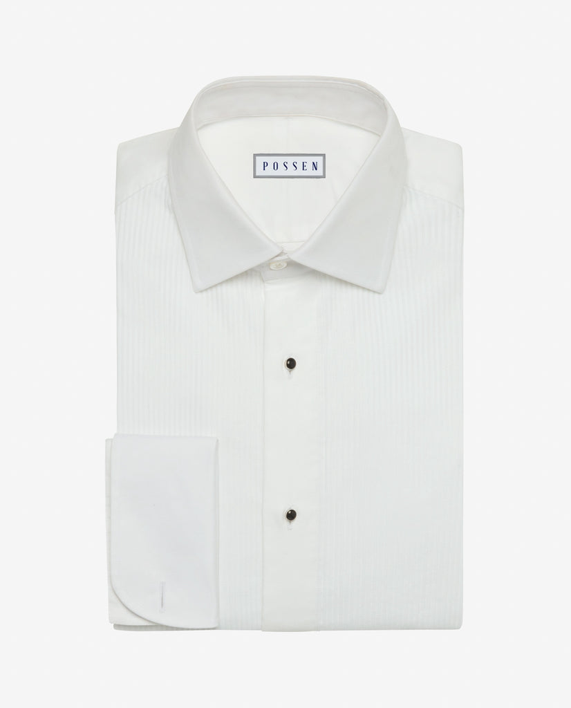 Albini White Twill 365 Easy Care Fine Cotton