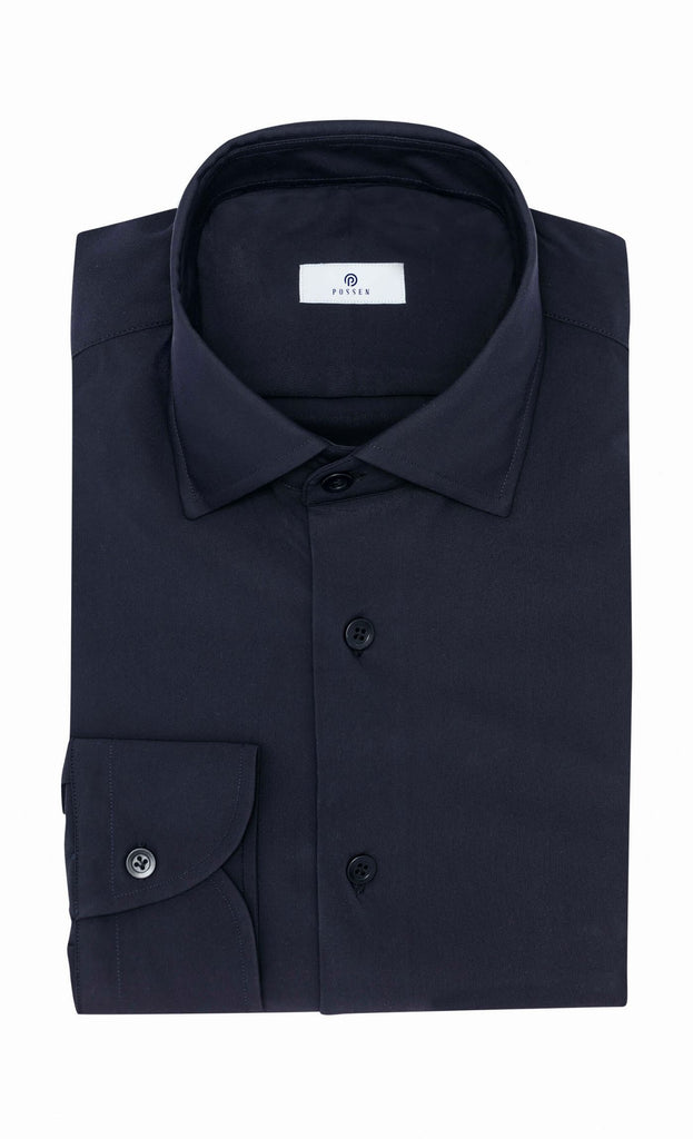Canclini Midnight Blue Structured High Stretch Performance Knit
