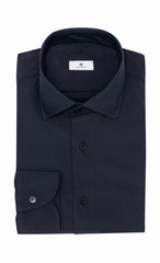 Canclini Midnight Blue Structured High Stretch Performance Knit