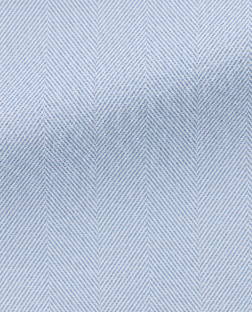 Canclini Light Blue Herringbone High Stretch Performance Knit