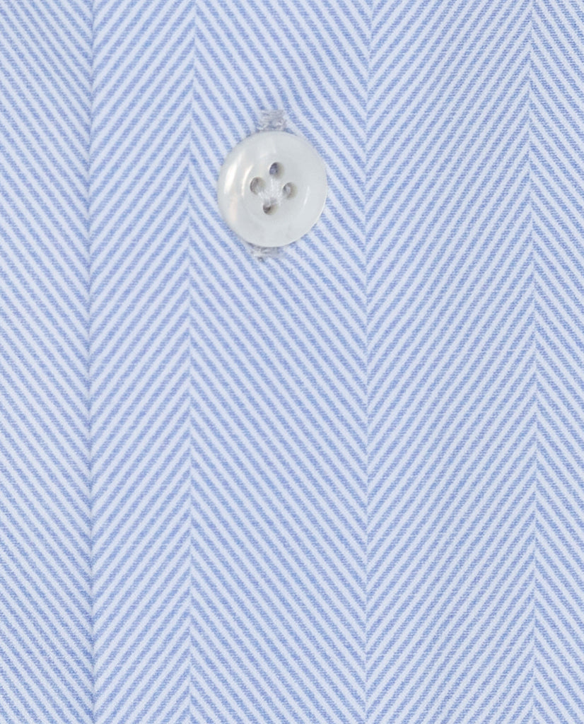 Canclini Light Blue Herringbone High Stretch Performance Knit