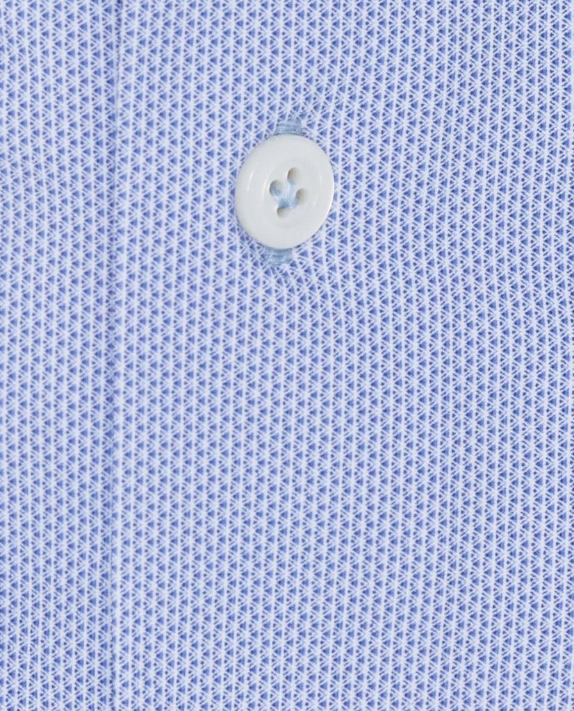 Canclini Mid Blue High Stretch Performance Knit Micro Design