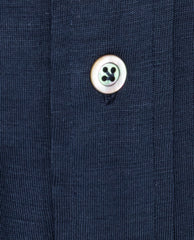 Reda Navy Blue S120 Fine Pure Wool Jersey