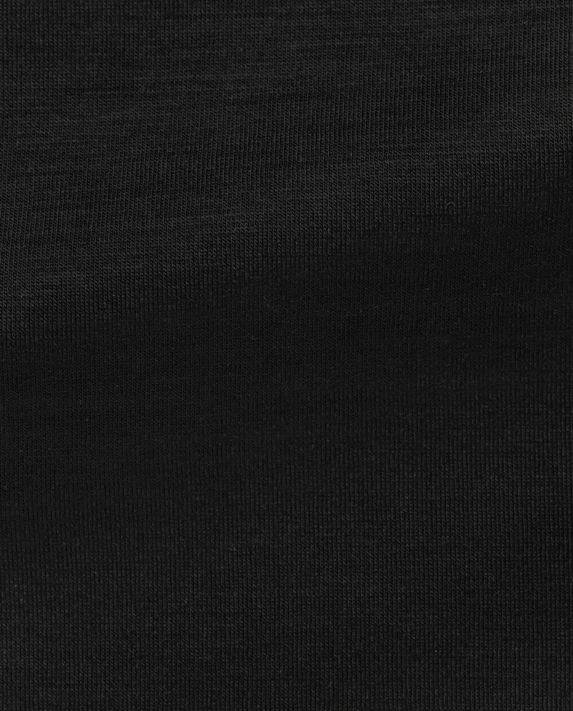 Reda Black S120 Fine Pure Wool Jersey