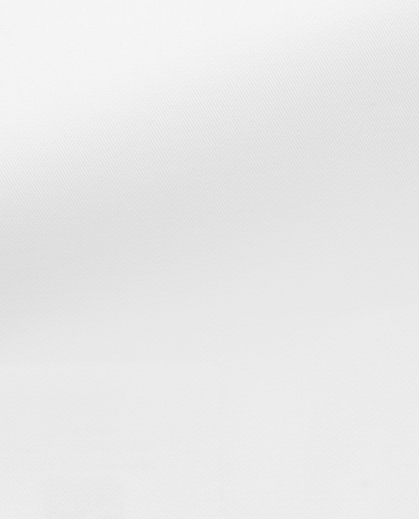 Thomas Mason White Luxury Sea Island Two Ply Cotton Fine Royal Oxford