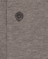 Tintex Walnut Mélange Cotton Piqué Knit