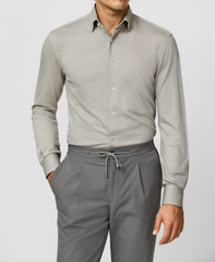 Reda Ecru S120 Fine Pure Wool Jersey