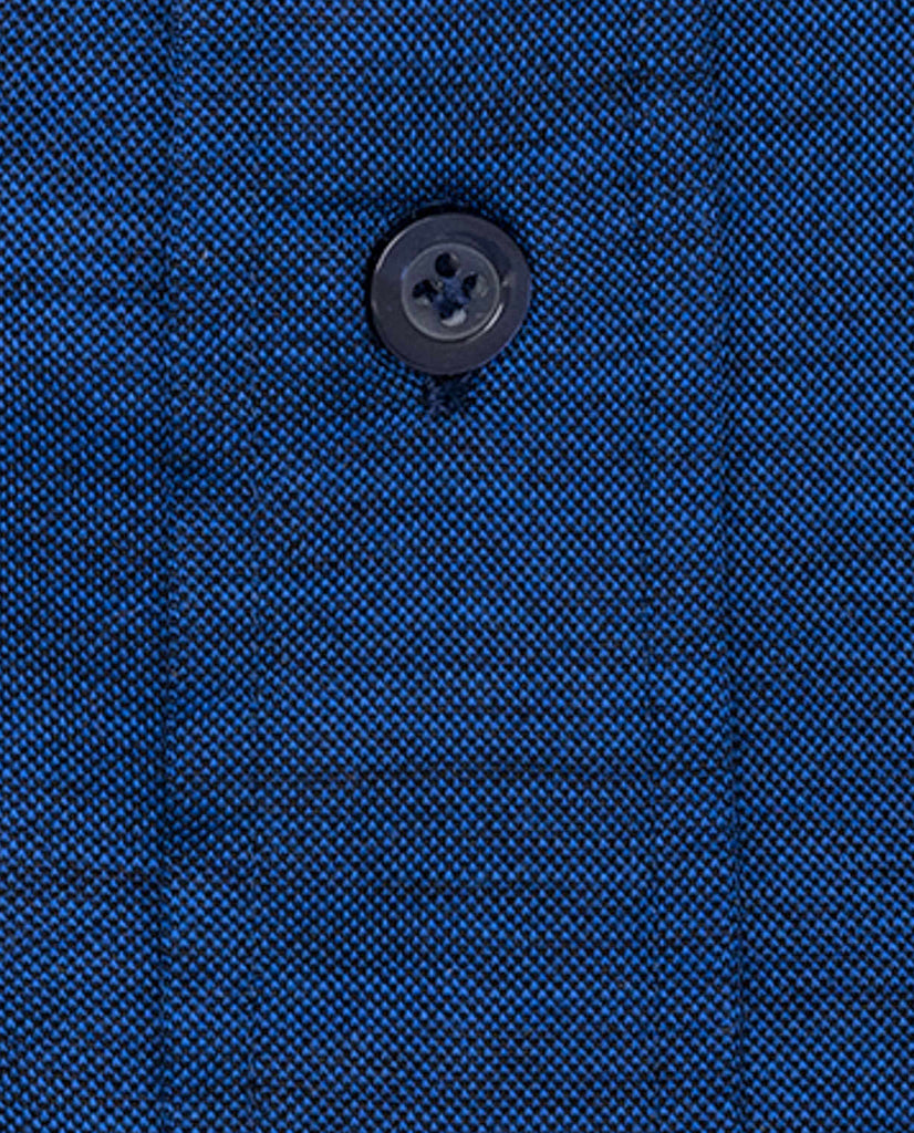 Reda Royal Blue S120 Wool & Lyocell Piqué Knit