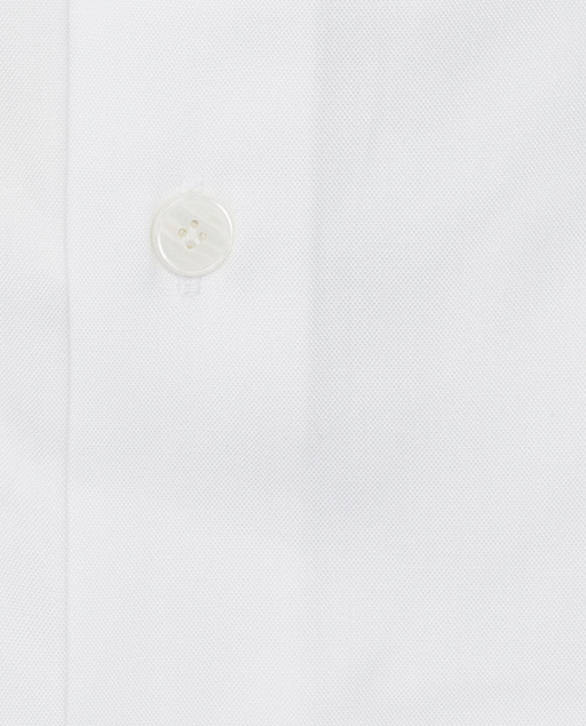 Thomas Mason Journey White Two Ply Egyptian Cotton Fine Pinpoint