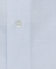 Canclini Pale Blue Lightweight Two Ply Cotton & Batiste Linen