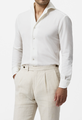 Somelos Ivory Mouliné Modal & Merino Wool