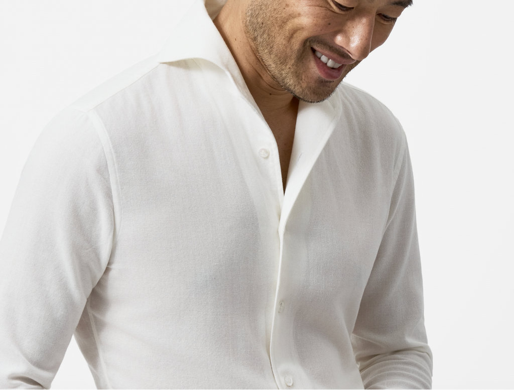 Somelos Ivory Mouliné Modal & Merino Wool