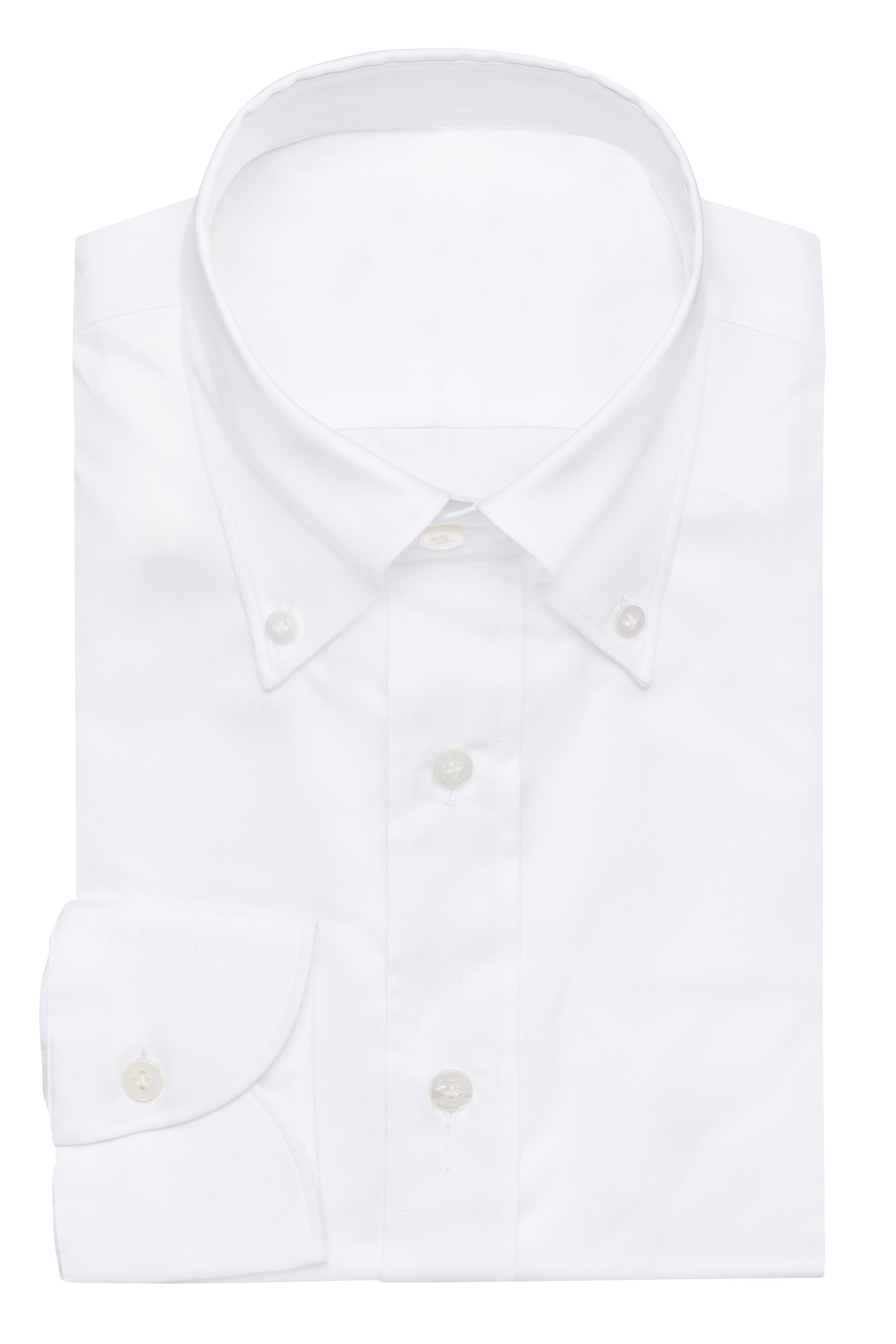 Albini Yoga Pinpoint White 100/2 Natural Stretch Cotton Fine Oxford