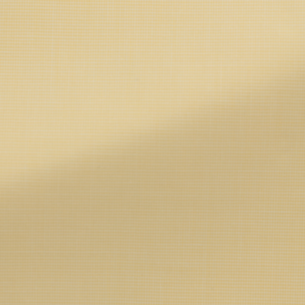 Thomas Mason Two Ply 100/2 Egyptian Cotton Poplin Light Yellow Micro-Houndstooth