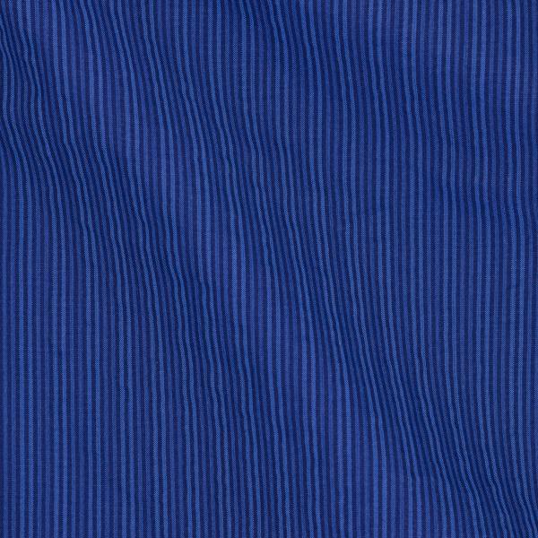 Albini Blue Striped Seersucker