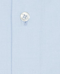Albini Light Blue Fine Twill Cotton Soft Flannel
