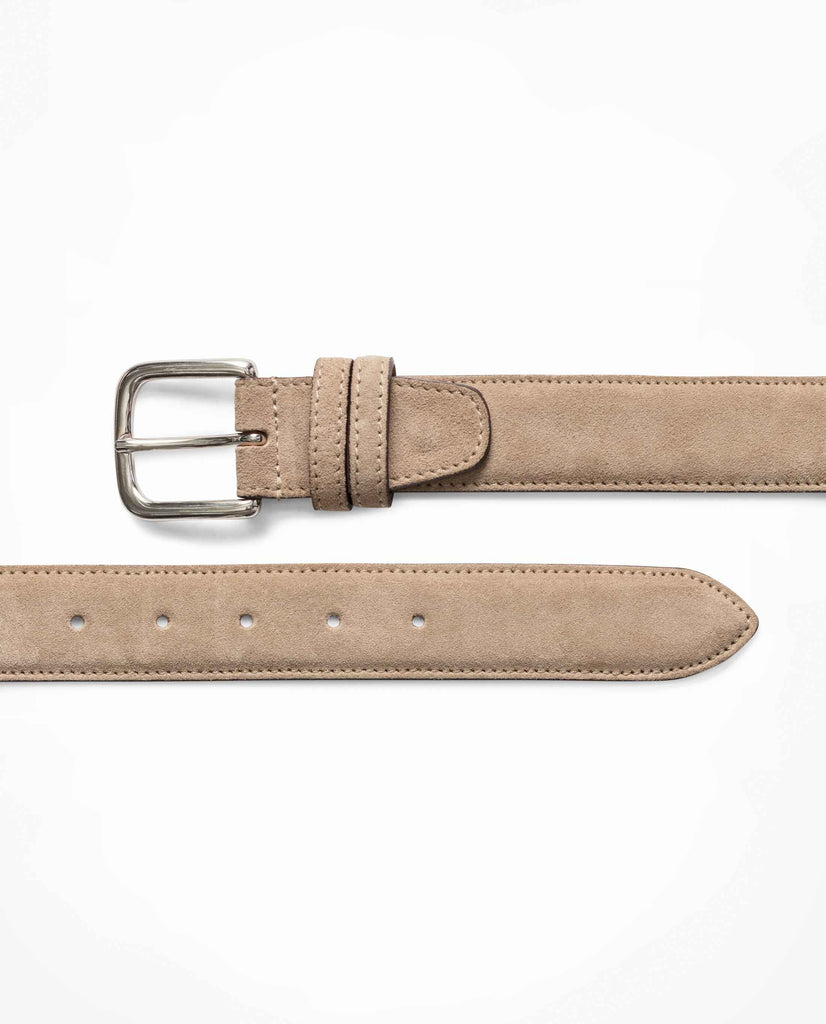 Custom Made Sand Suede Belt
