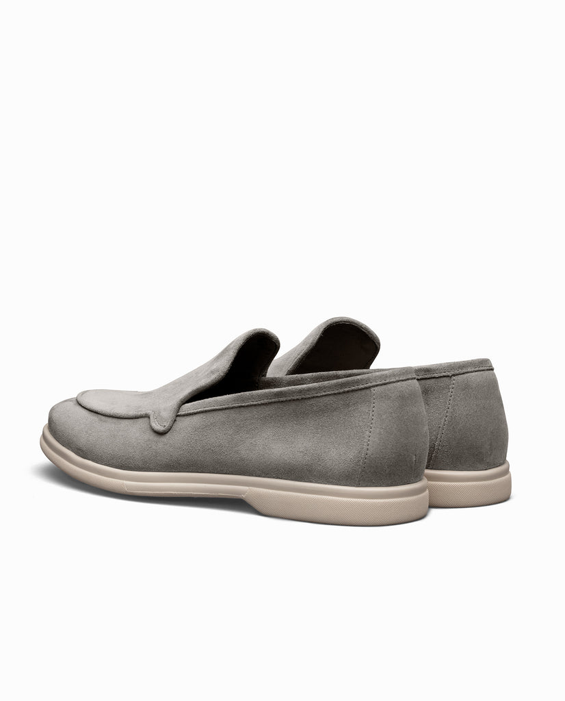 Mid Grey Summer Suede Low Top City Loafers