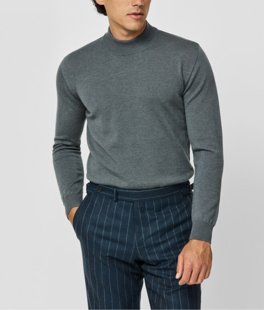 Tollegno Slate Green Mélange Extra Fine Merino Wool