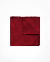 Pocket Square Dark Red Pure Silk Grenadine