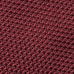 Pocket Square Wine Red Pure Silk Grenadine