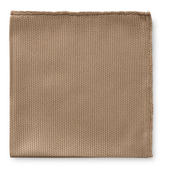 Pocket Square Beige Pure Silk Grenadine (Copy)