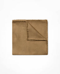 Pocket Square Beige Pure Silk Grenadine (Copy)