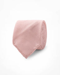 Light Pink Pure Silk Grenadine Tie